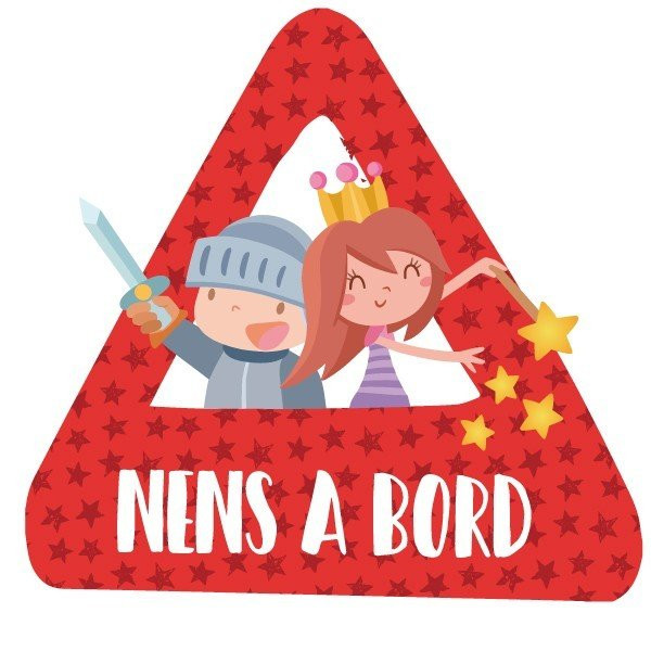 Nens a bord. Vinils en català Nadó a bord
