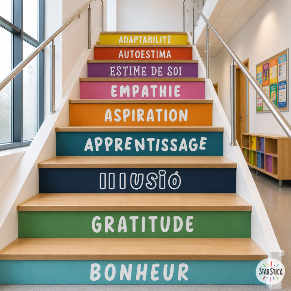 Stairs decoration sticker - Personal development