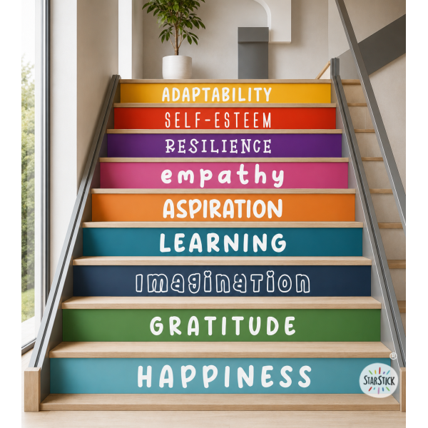 Stairs decoration sticker - Personal development