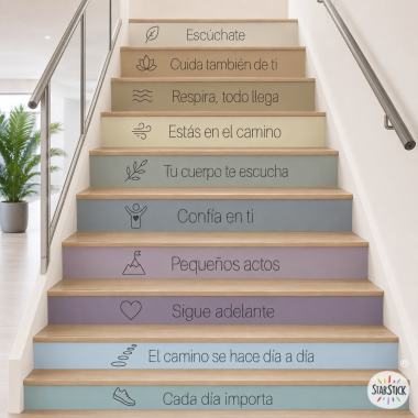 Vinilos para escaleras de centros de salud | Cada día importa
