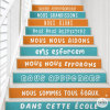 Tria els colors - Vinils per decorar escales | Normes de convivència escolar