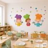 Vinilos decorativos para comedores escolares - Los tres cocineros