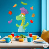 Vinilo comedor escolar – Dragón cocinero divertido