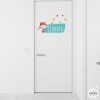 Super fille pirate - Stickers enfant personnalisables avec le prénom du garçon ou de la fille