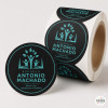 Etiquetes personalitzades amb el logotip del centre educatiu