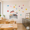 El alegre cocinero - Vinilo para decorar paredes de comedores escolares