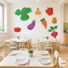 Légumes - Stickers pour décorer les cantines scolaires