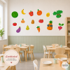 Légumes - Stickers pour décorer les cantines scolaires