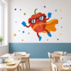 Super pepper - Wall stickers for colleges and schools