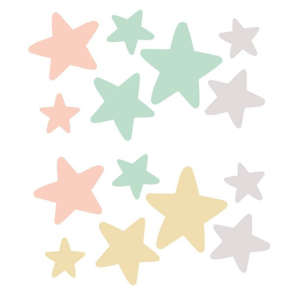 Pack de estrellas para ampliar vinilos murales de StarStick