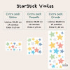 Star pack to extend StarStick wall stickers