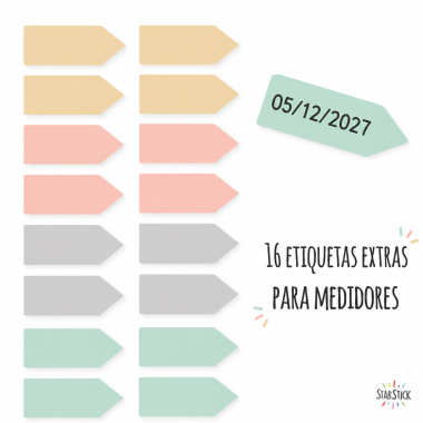 Extra Pack - Étiquettes adhésives pour toises
