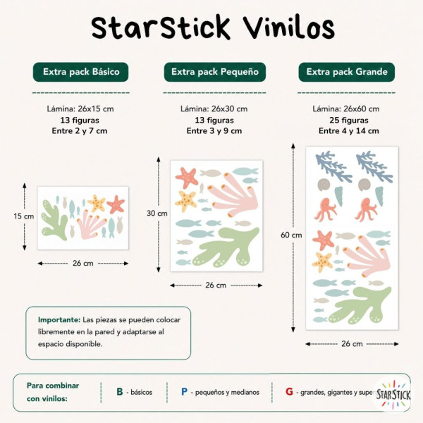 Extra Pack para la colección de vinilos Ballena de StarStick