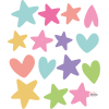 Extra Pack avec étoiles et cœurs pour agrandir les stickers muraux StarStick