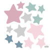 Extra Pack of rounded stars to expand and complement StarStick wall stickers