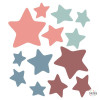Extra Pack of rounded stars to expand and complement StarStick wall stickers