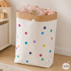 Saco organizador de papel Confeti de colores | Saco para juguetes y ropa