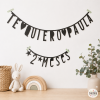Garlanda de lletres negres - Letter Banner - Decoració