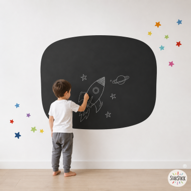 Vinilo infantil de pizarra - Estrellas