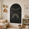 Black self-adhesive chalkboard arches | StarStick