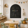 Arcos de vinilo autoadhesivo de pizarra negro  | StarStick