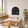 Arcs de vinil autoadhesiu de pissarra negre | StarStick