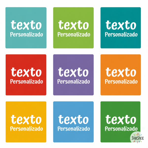 Signalétique des espaces avec stickers personnalisés | Carrés