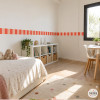Self-Adhesive Border with Colourful Stripes | Modern Decor
