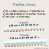 Cenefa adhesiva de ondas y rayas de colores para decoración de paredes