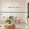 Bande adhésive à double vague colorée | Décoration murale
