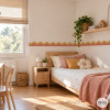 Adhesive Border with Double Colourful Wave | Wall Decor