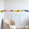 Cenefa adhesiva ondulada multicolor | Decoració de parets