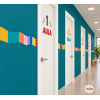 Cenefa adhesiva ondulada multicolor | Decoració de parets