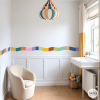 Cenefa adhesiva ondulada multicolor | Decoració de parets