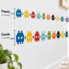 Cenefa gamer autoadhesiva | Decoración habitaciones juveniles