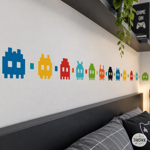 Gaming Self-Adhesive Border | Decor for Teen Bedrooms