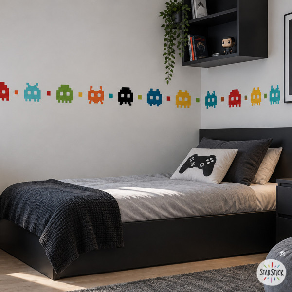 Gaming Self-Adhesive Border | Decor for Teen Bedrooms