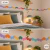 Bande adhésive ondulée et colorée | Décoration murale joyeuse