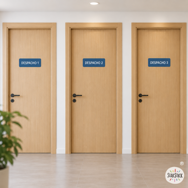 Custom Adhesive Rectangles | Space Signage
