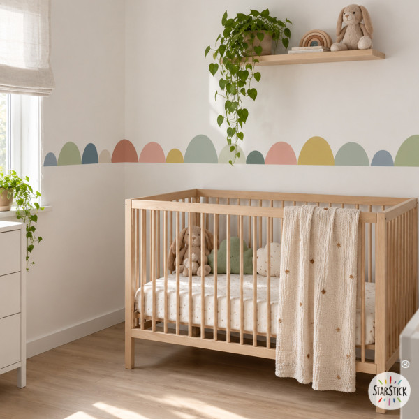 Boho Irregular Arches Decorative Wall Border | Wall Decor