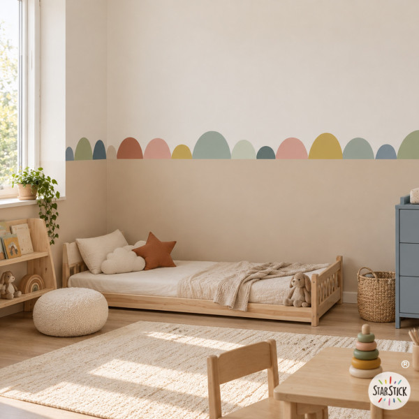 Boho Irregular Arches Decorative Wall Border | Wall Decor