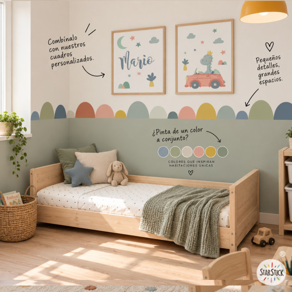 Sanefa decorativa Arcs Irregulars Boho | Decoració de parets