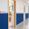 Sanefa decorativa amb cors de colors | Decoració d’habitacions de nena