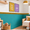 Colourful Spiral Decorative Wall Border | Original Decor