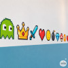 Cenefa decorativa con elementos gamer Retro | Decoración juvenil