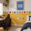 Bordure décorative avec éléments gamer Rétro | Décoration ado