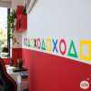 Cenefa decorativa con formas Gamer Play | Decoración juvenil