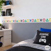 Bordure décorative avec formes Gamer Play | Décoration ado