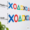 Gamer Play Decorative Border with Shapes | Teen Room Decor