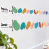 Multicolour Brushstrokes Decorative Wall Border | Modern Decor